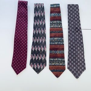 Elegant Men's Tie Collection - Assorted Patterns